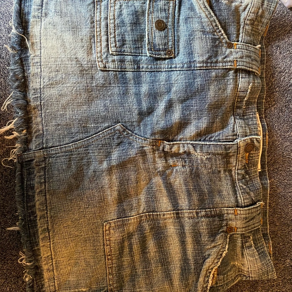 Express Blue Denim Skirt